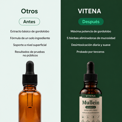 Extracto de Mullein - Deja de Toser & Silbar. Empieza a Respirar