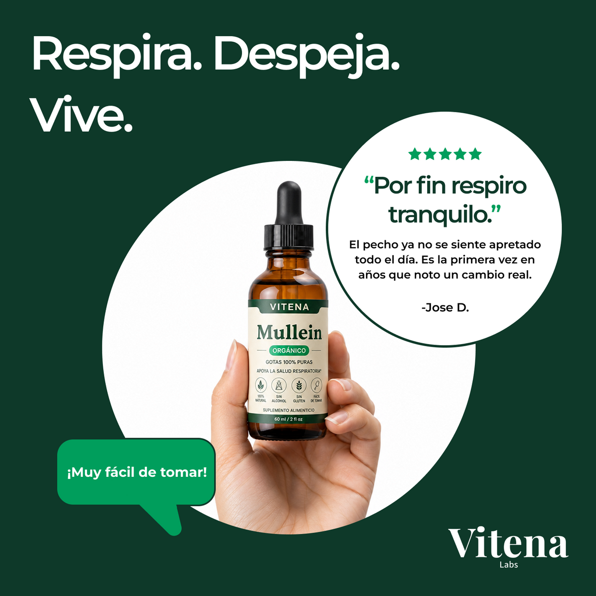 Extracto de Mullein — Apoyo Directo Para Tu Salud Pulmonar